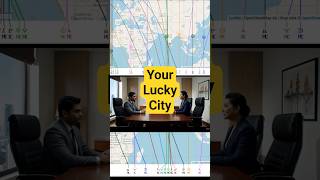 Select you lucky city using Astro Cartography