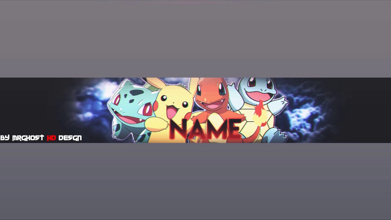 Pokemon Youtube Banner By Vortexsaberdesigns On Deviantart Otosection