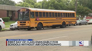 Schools dismissed early due to air conditioning problems