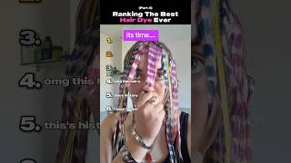 Ranking The Best Hair Dye Ever (Part 4) #hair #usa #shorts