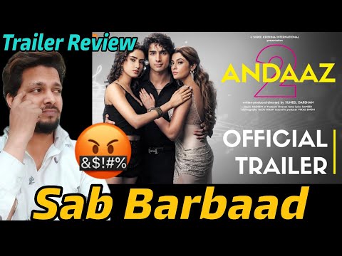Andaaz 2 Trailer Reaction | Aayush Kumar| Akaisha | Natasha Fernandez