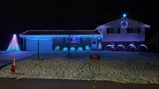 Panic at the Disco - Into The Unknown - Christmas Light Show (xLights around the world 2020)