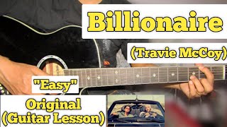 Billionaire - Travie McCoy ft Bruno Mars | Guitar Lesson | Easy Chords |