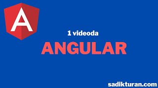 1 Videoda Angular 12 ile Web Geliştirme &Ouml;ğren.