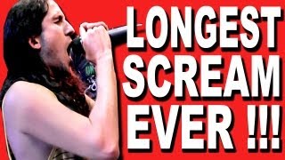 THE LONGEST SCREAM EVER!?! (56 Seconds)