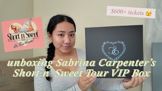 unboxing sabrina carpenter&rsquo;s VIP merch package! [short n&rsquo; sweet tour fall 2025]