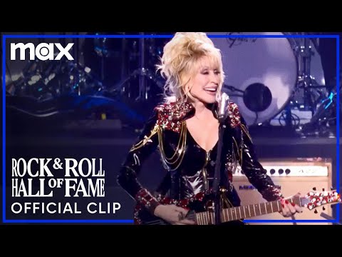 Dolly Parton Performs "Rockin" | Rock and Roll Hall of Fame 2022 | Max