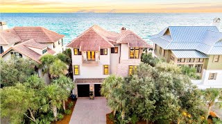 Luxury Beachfront House Tour 30A Santa Rosa Beach Florida - The Retreat