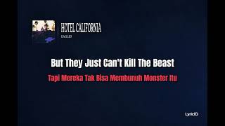 Hotel California - Eagles (Lyric + Terjemahan Indonesia)