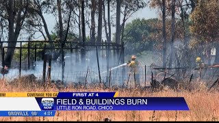 Firefighters stop forward progress of vegetation fire in Butte County