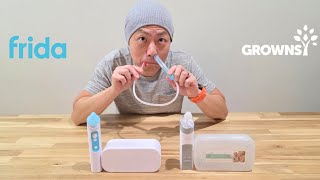 What Is The BEST Nose Aspirator For Babies Grownsy VS Frida Baby