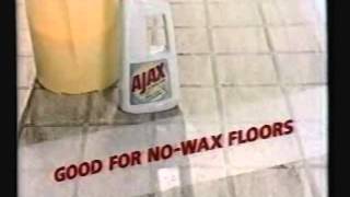 Ajax Floor Cleaner Commercial- 1984