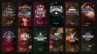 Instagram Stories - Merry Christmas II After Effects Templates