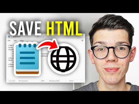 How To Save Html File In Notepad Full Guide