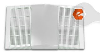 NuTone Vent-Fan-Heater Repair - Replacing the Grille and Lens (NuTone Part # S89852000)