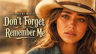 Don&rsquo;t Forget to Remember Me &ndash; Classic Country 70s Cover | Slow Emotional Country Song