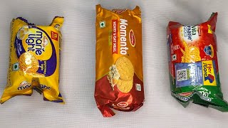 Unboxing ASMR || Marie Light Vs Momento Honey & Oat Meal Vs Vita Marie Gold || 🍪🍪🍪 || Biscuits ||