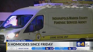 Violent and deadly weekend