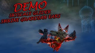 Guild Wars 2 - Skyscale Squadron Glider & Shrine Guardian Ears