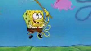 Spongebob shows plankton how to catch a jellyfish
