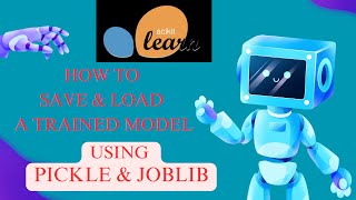 Stream Machine Learning Tutorial Python - 4: How to Save and Load a Trained Model Using Pickle and Joblib Online
