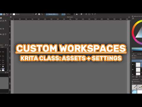 How to Create a Custom Workspace in Krita
