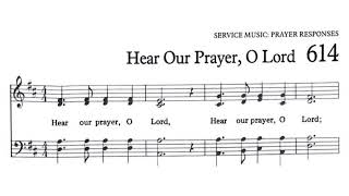 614 Hear Our Prayer O Lord (Bass)