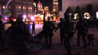 Occupy Denver Evicted by Denver Police Outside Lindsey-Flanagan Courthouse