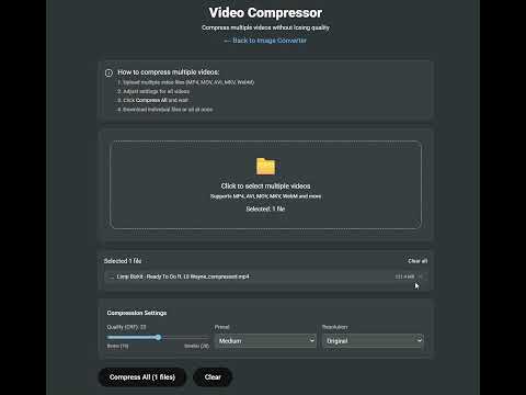 Open-Source Image & Video Converter &ndash; Demo