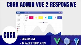 Coga - Admin Vue 2 WebPack Responsive + Vuetify | Themeforest Website Templates and Themes