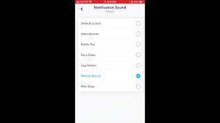 How to set custom Notification Sounds in SnapChat+?