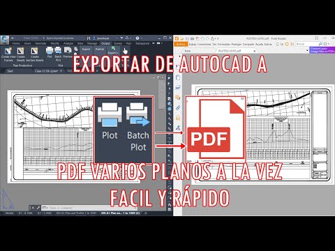 Como Exportar de Autocad a PDF Varios Planos a la vez| Plan Porduction 06
