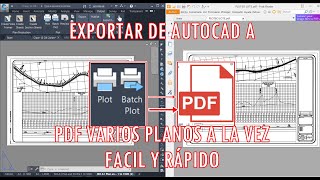 How to Export Multiple Plans from AutoCAD to PDF at Once | Production Plan 06