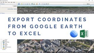 Stream Export Coordinates from Google Earth to Excel Online