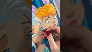 Tinkerbell🧚🏻‍♀️ Disney Mystery Coloring Book🎨 #disney  #acrylicmarkers #coloringbook
