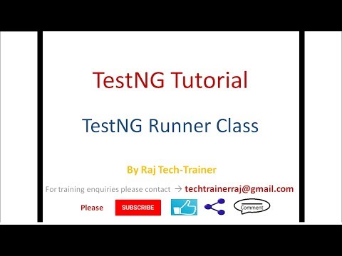 TestNG Runner Class Example | Run multiple tests