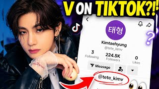 V BTS Suddenly Opens TikTok Account! ARMY Goes Crazy &ndash; Is @tete_kimv Real?