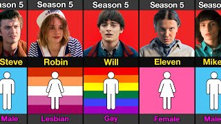 Every Stranger Things Character Gender | Season 1 to 5