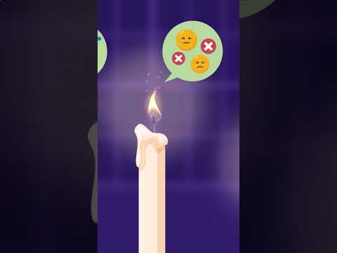 Interpreting Candle Flame Meanings #shorts