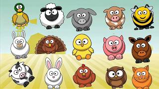 Farm Animal Sounds Song TF05 | Nursery Rhymes | Trumpet Trumpet TV