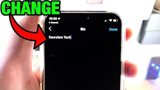 ANY iPhone How To Add Bio on Instagram!