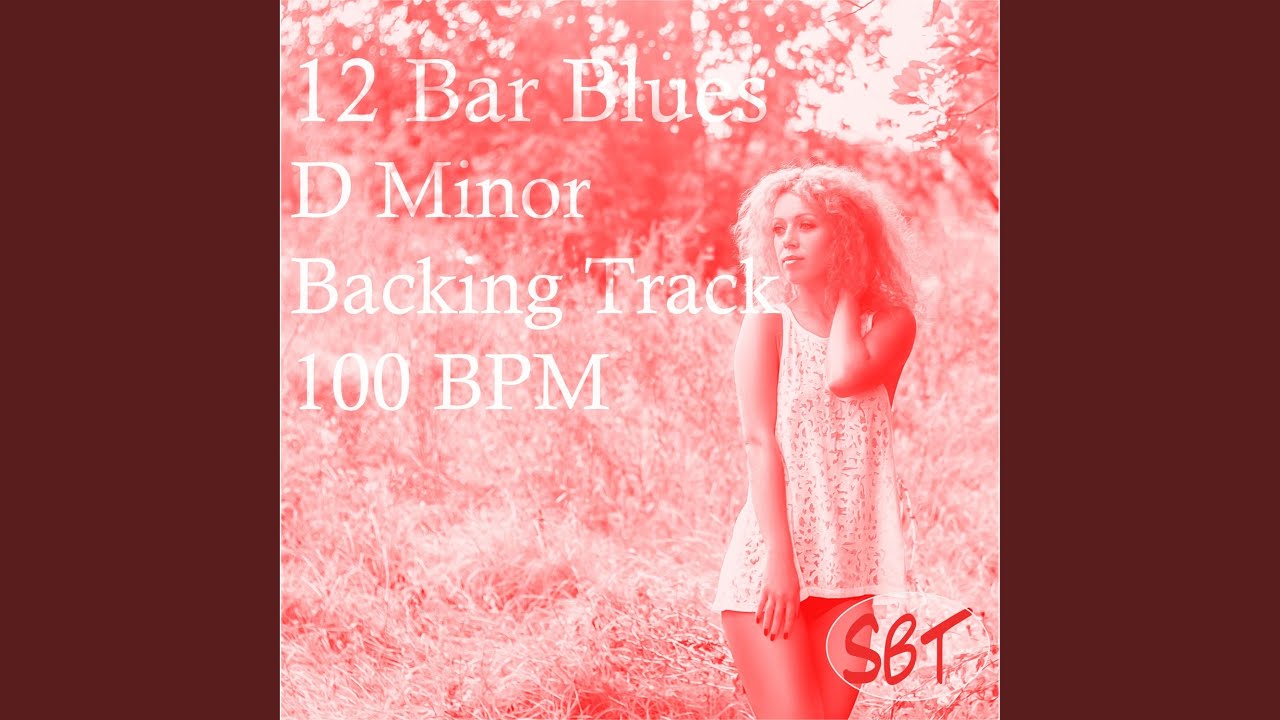 12 Bar Blues Backing Track in D Minor 100 BPM, Vol. 1