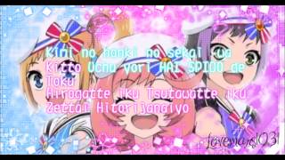 Pretty Rhythm Rainbow Live -  Happy Rain -  Dosha Buri Happy -  Lyrics -  Full