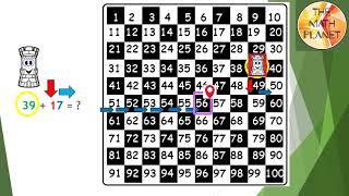 Stream Adding Tens and Ones on a Hundred Chart | Grade 2 Online