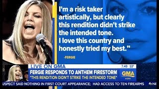 FERGIE Apologizes For Sexy Rendition Of The National Anthem - GMA