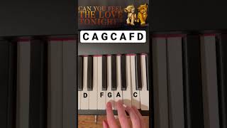 Can You Feel The Love Tonight Piano Tutorial | #pianotutorial #piano #lionking 🦁👑