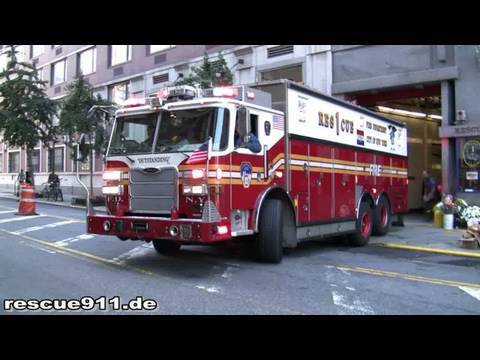 Rescue 1 Fdny Responding Code 3 Youtube - Perfect Vintage Illustration - Desktop