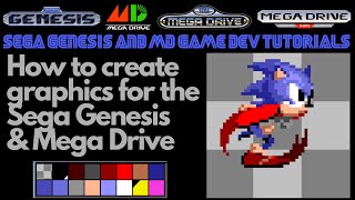 How to Create Graphics for the Sega Genesis & Mega Drive with Aseprite - Beginners Dev Tutorials