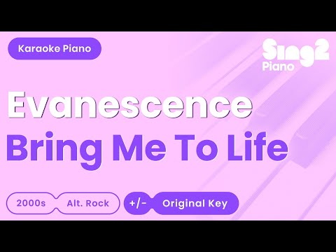 Evanescence   Bring Me To Life (Piano Karaoke)