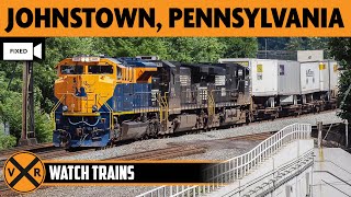 Johnstown, Pennsylvania, USA | LIVE Train Camera (Fixed View &ndash; West)